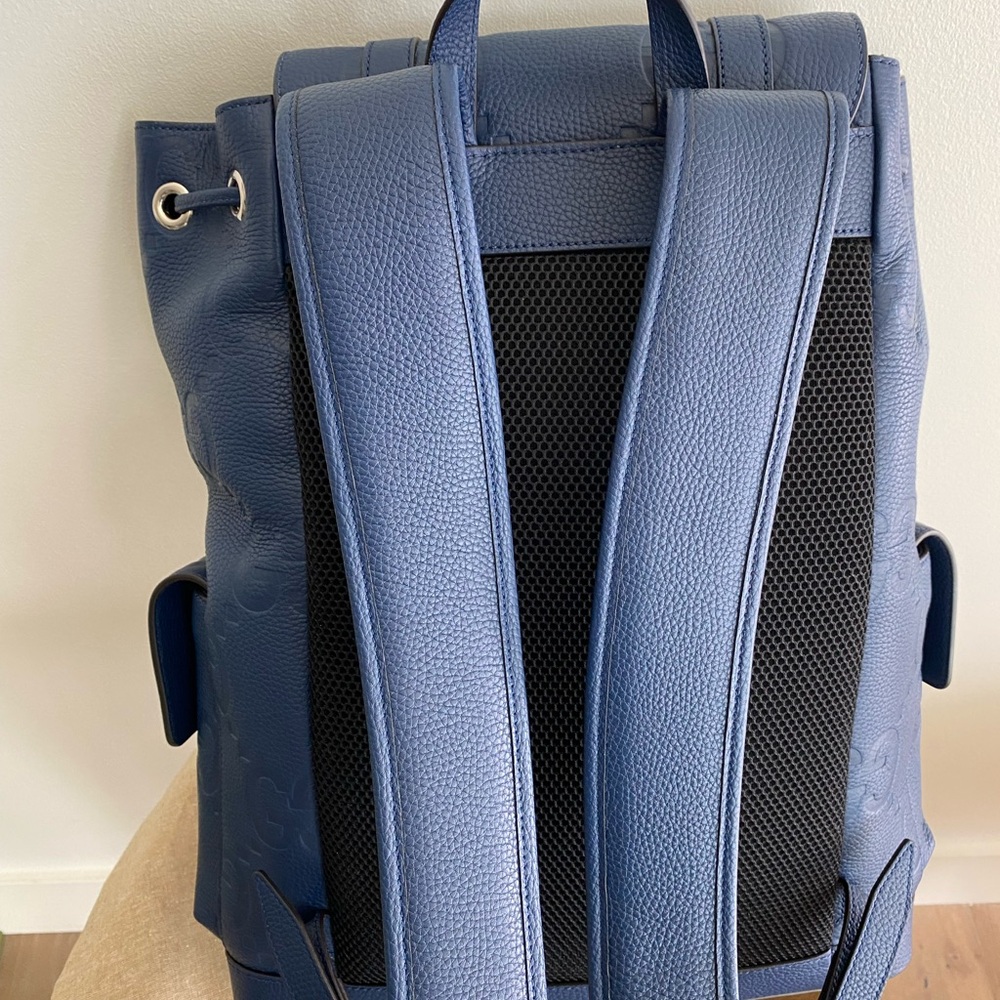 Gucci Blue Leather Backpack - Picture 8 of 15